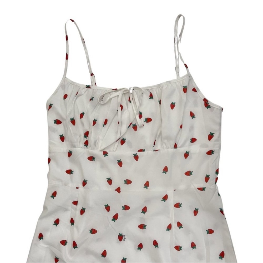 Strawberry Print Midi Dress - Picture 7 of 12